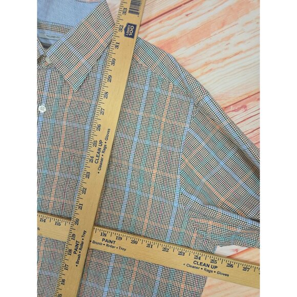 Johnston & Murphy Mens Tailored Fit Jacquard Dress Shirt XL - Picture 8 of 8